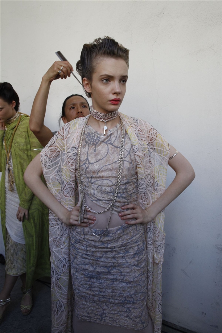 Missoni 2010 İlkbahar/Yaz Çekim Arkası