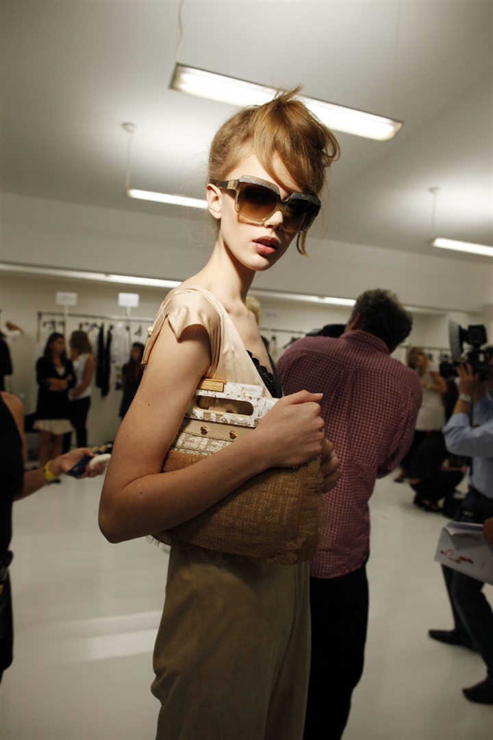 Fendi 2010 İlkbahar/Yaz Çekim Arkası
