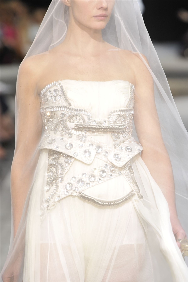 Givenchy 2009 Sonbahar/Kış Couture Detay