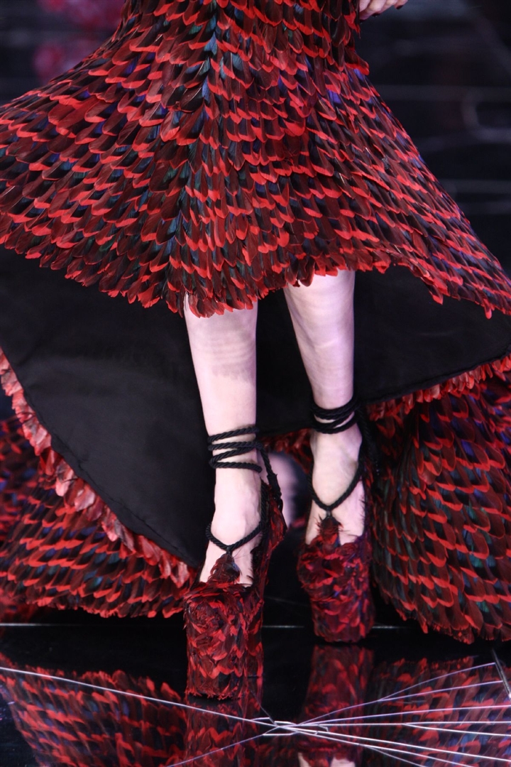 Alexander McQueen 2009-2010 Sonbahar/Kış Detay