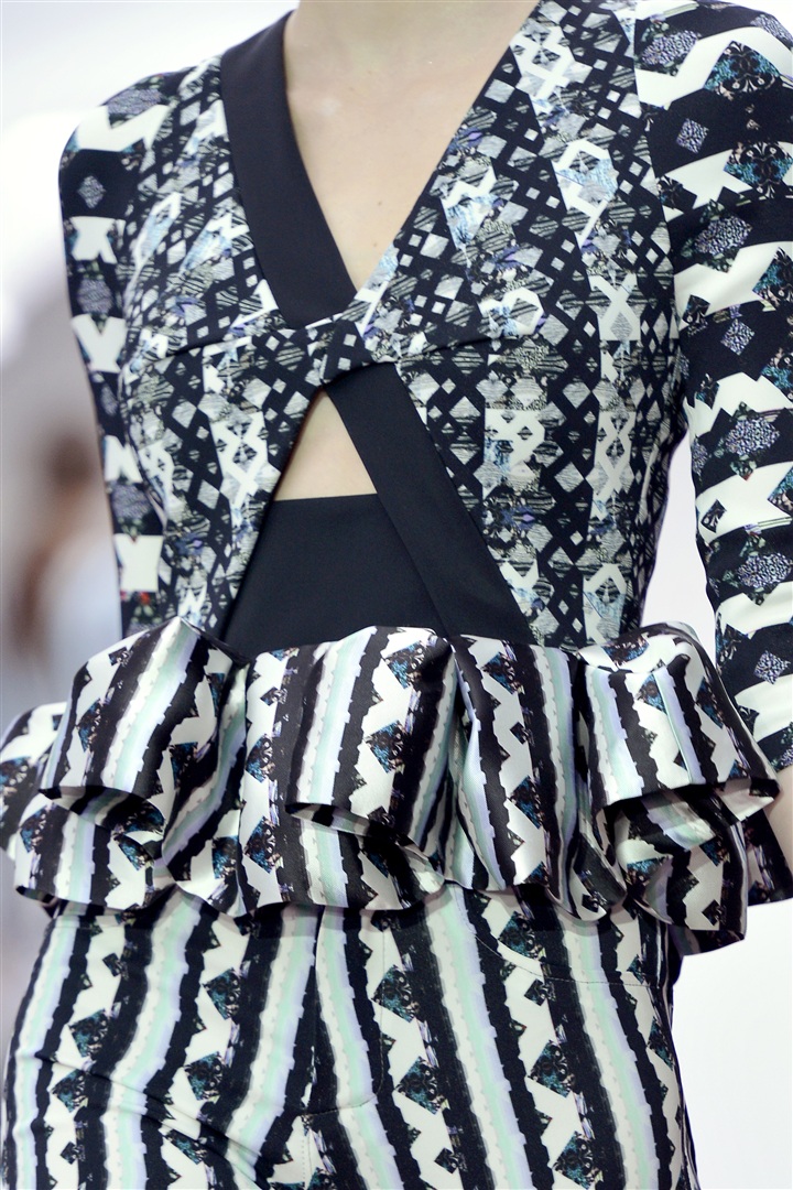 Peter Pilotto 2013 İlkbahar/Yaz Detay