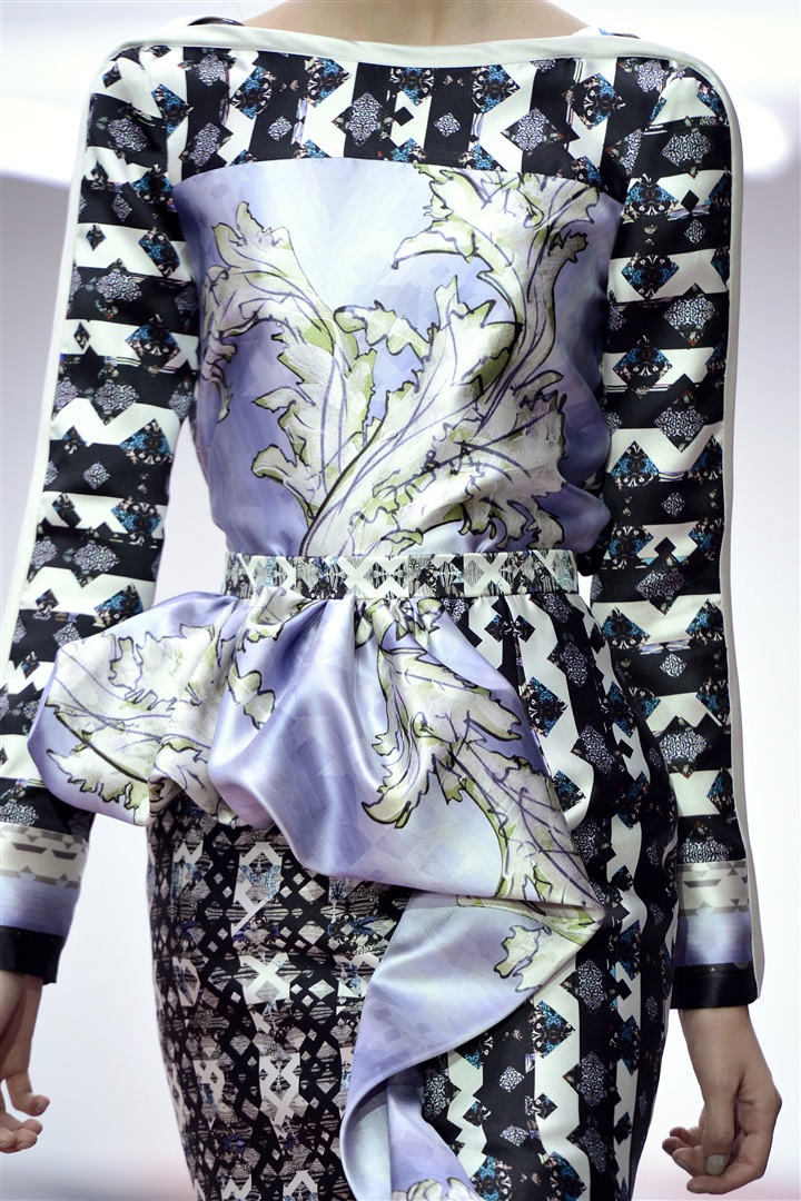 Peter Pilotto 2013 İlkbahar/Yaz Detay