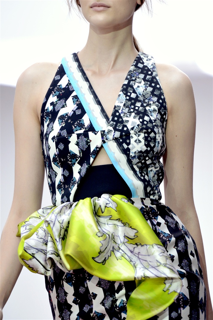 Peter Pilotto 2013 İlkbahar/Yaz Detay