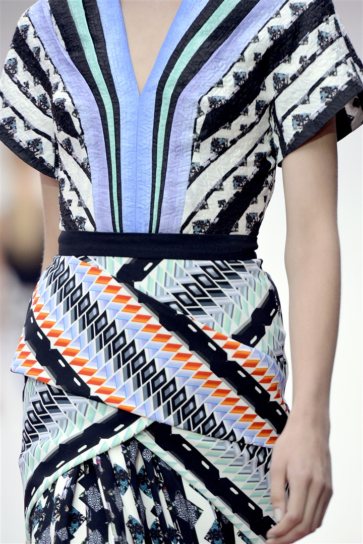 Peter Pilotto 2013 İlkbahar/Yaz Detay