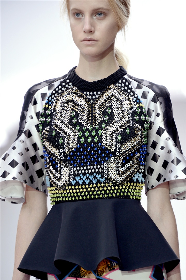 Peter Pilotto 2013 İlkbahar/Yaz Detay