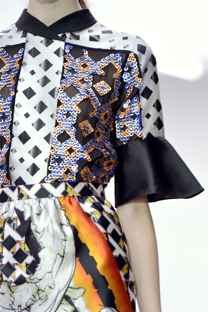 Peter Pilotto 2013 İlkbahar/Yaz Detay