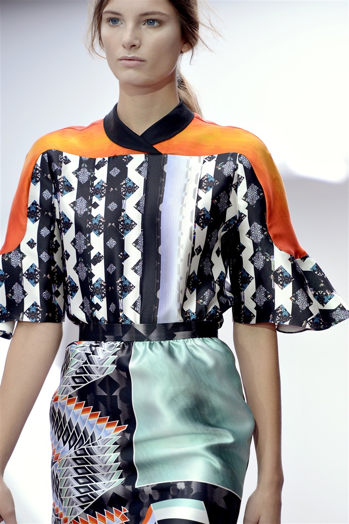 Peter Pilotto 2013 İlkbahar/Yaz Detay