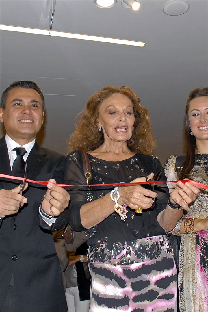 Diane von Furstenberg Nişantaşı'ndaki monobrand mağaza açıışı için İstanbul'daydı.