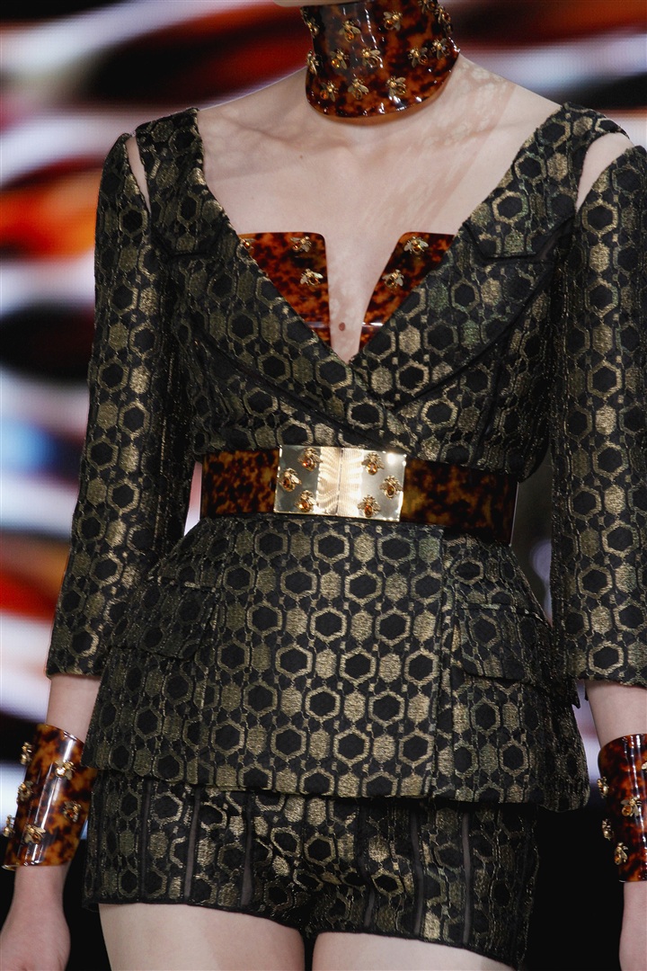 Alexander McQueen 2013 İlkbahar/Yaz Detay