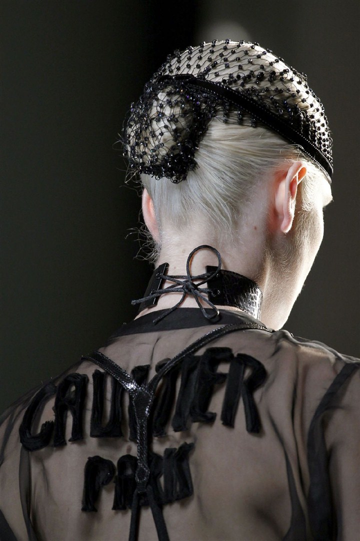 Jean Paul Gaultier 2012-2013 Sonbahar/Kış Couture Detay