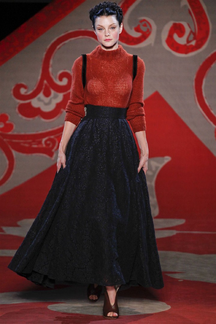 Ulyana Sergeenko 2012-2013 Sonbahar/Kış Couture