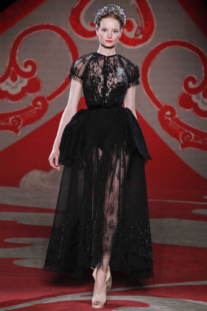 Ulyana Sergeenko 2012-2013 Sonbahar/Kış Couture