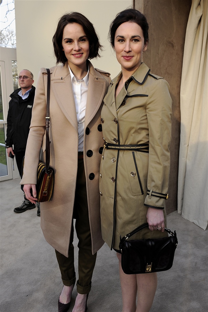 Burberry Prorsum 2013-2014 Sonbahar/Kış Ön Sıradakiler