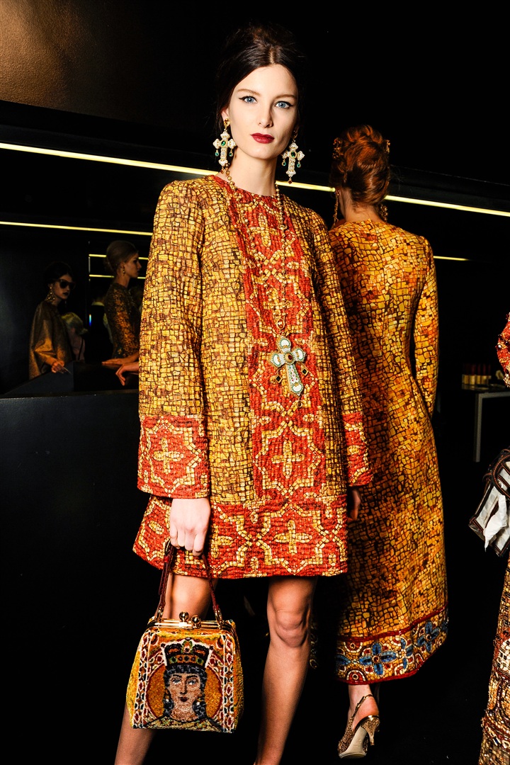 Dolce & Gabbana 2013-2014 Sonbahar/Kış Çekim Arkası