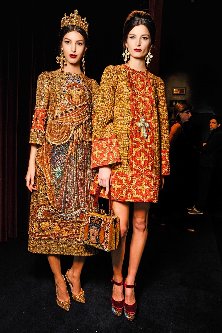 Dolce & Gabbana 2013-2014 Sonbahar/Kış Çekim Arkası