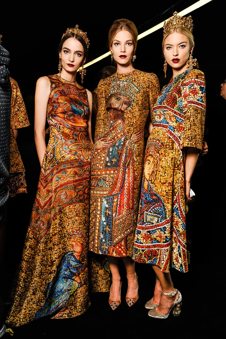 Dolce & Gabbana 2013-2014 Sonbahar/Kış Çekim Arkası