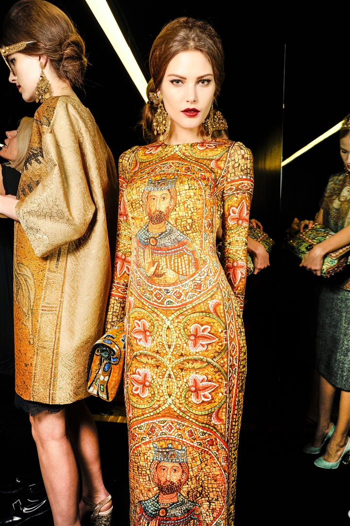 Dolce & Gabbana 2013-2014 Sonbahar/Kış Çekim Arkası