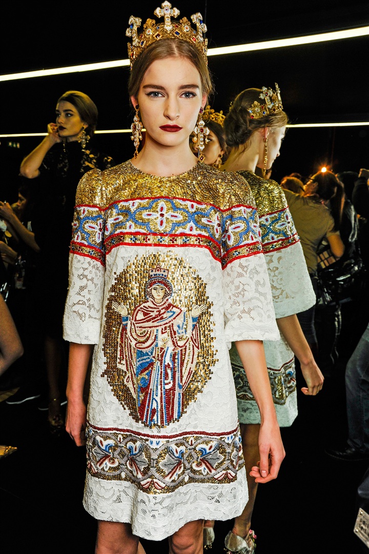 Dolce & Gabbana 2013-2014 Sonbahar/Kış Çekim Arkası