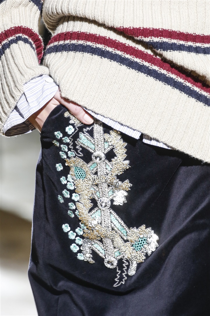 Dries Van Noten 2013-2014 Sonbahar/Kış Detay