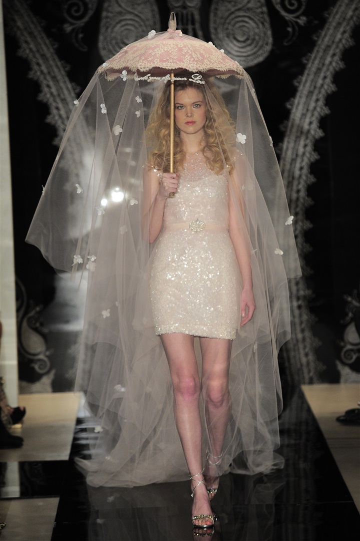 Reem Acra 2014 İlkbahar/Yaz Gelinlik