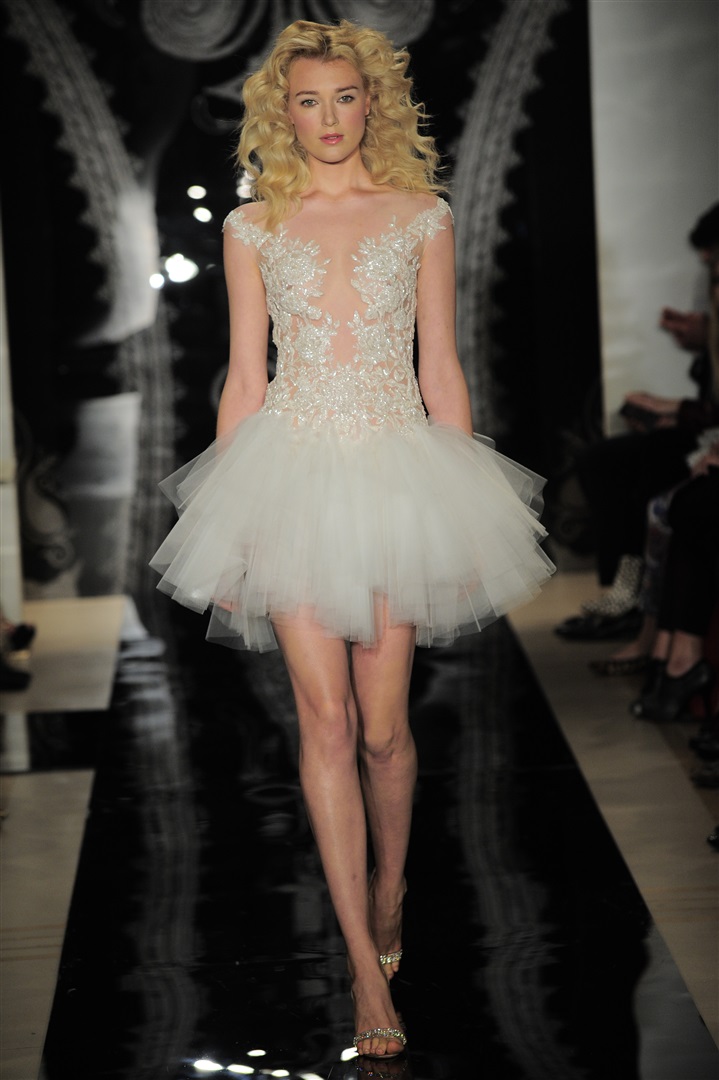 Reem Acra 2014 İlkbahar/Yaz Gelinlik