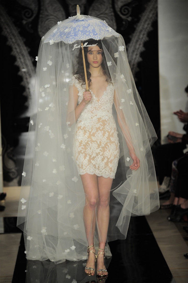 Reem Acra 2014 İlkbahar/Yaz Gelinlik