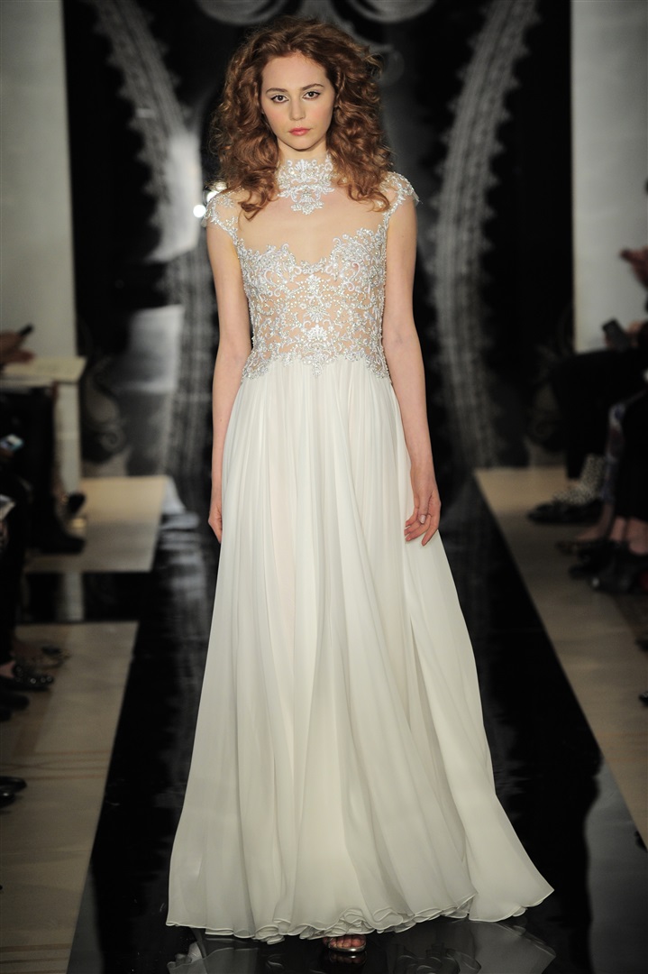 Reem Acra 2014 İlkbahar/Yaz Gelinlik