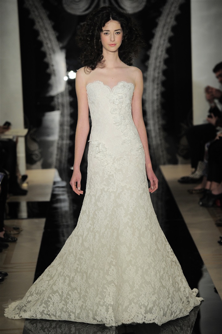 Reem Acra 2014 İlkbahar/Yaz Gelinlik