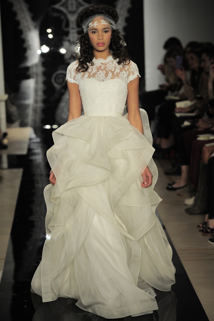 Reem Acra 2014 İlkbahar/Yaz Gelinlik