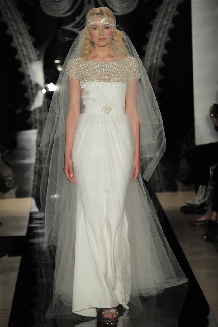 Reem Acra 2014 İlkbahar/Yaz Gelinlik