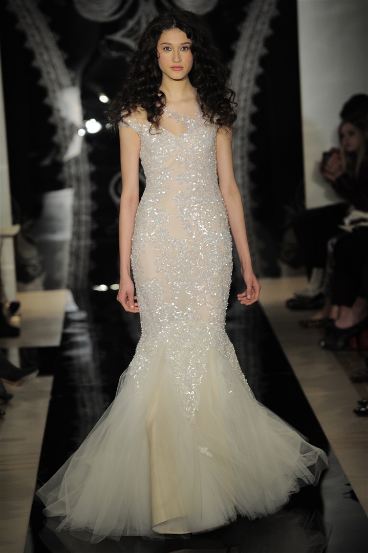 Reem Acra 2014 İlkbahar/Yaz Gelinlik