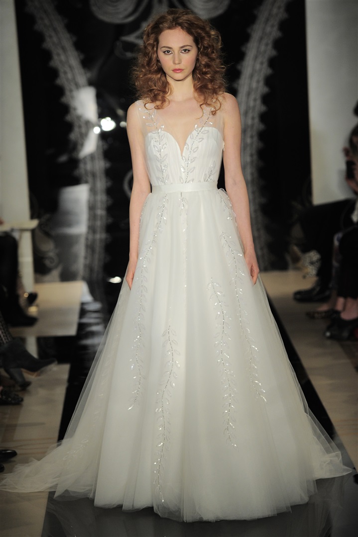 Reem Acra 2014 İlkbahar/Yaz Gelinlik