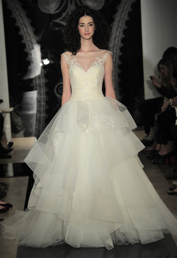 Reem Acra 2014 İlkbahar/Yaz Gelinlik