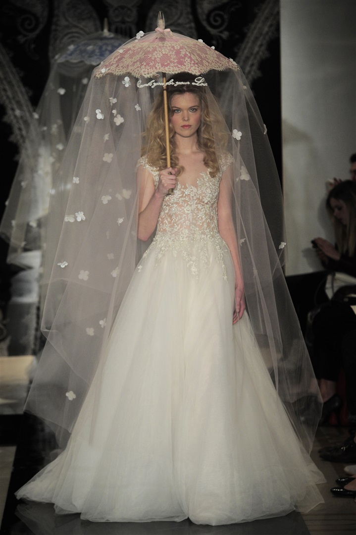 Reem Acra 2014 İlkbahar/Yaz Gelinlik