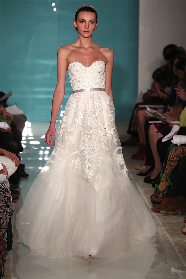 Reem Acra 2013 İlkbahar/Yaz Gelinlik 