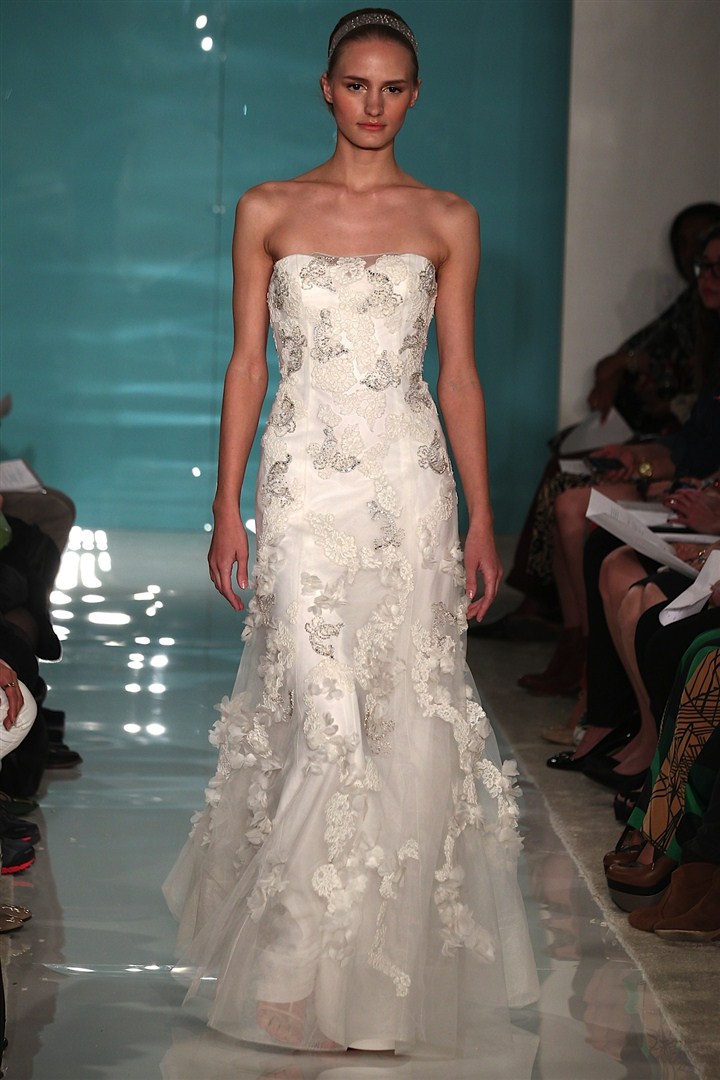 Reem Acra 2013 İlkbahar/Yaz Gelinlik 