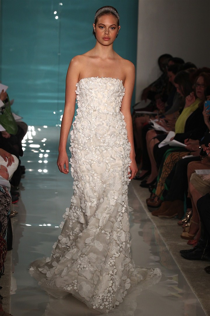 Reem Acra 2013 İlkbahar/Yaz Gelinlik 