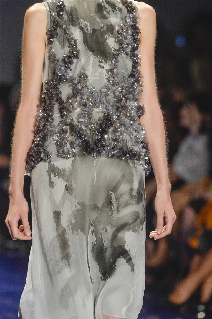 Vera Wang 2014 İlkbahar/Yaz Detay