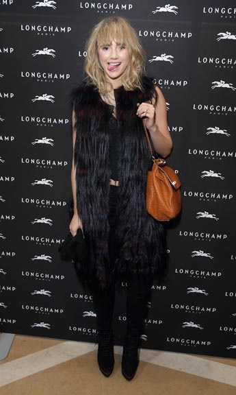 Longchamp’ın Londra Moda Haftası’nda verdiği partide Kate Moss onur konuğuydu.