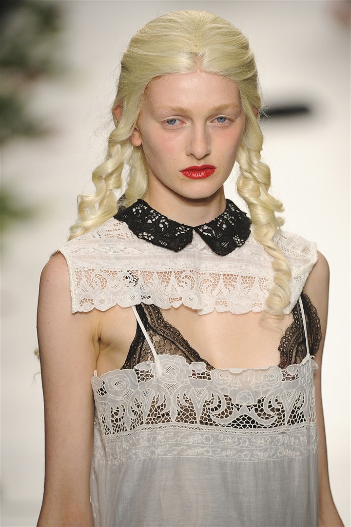 Meadham Kirchhoff 2014 İlkbahar/Yaz Detay