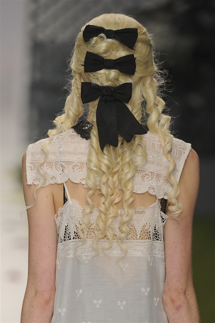 Meadham Kirchhoff 2014 İlkbahar/Yaz Detay