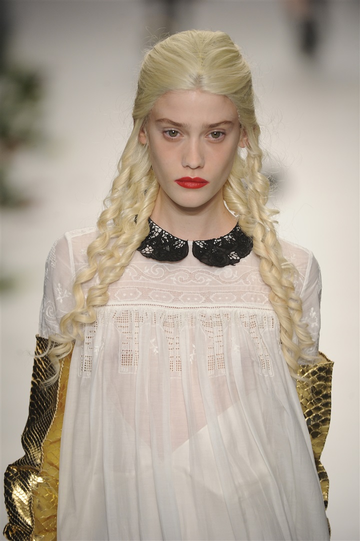 Meadham Kirchhoff 2014 İlkbahar/Yaz Detay