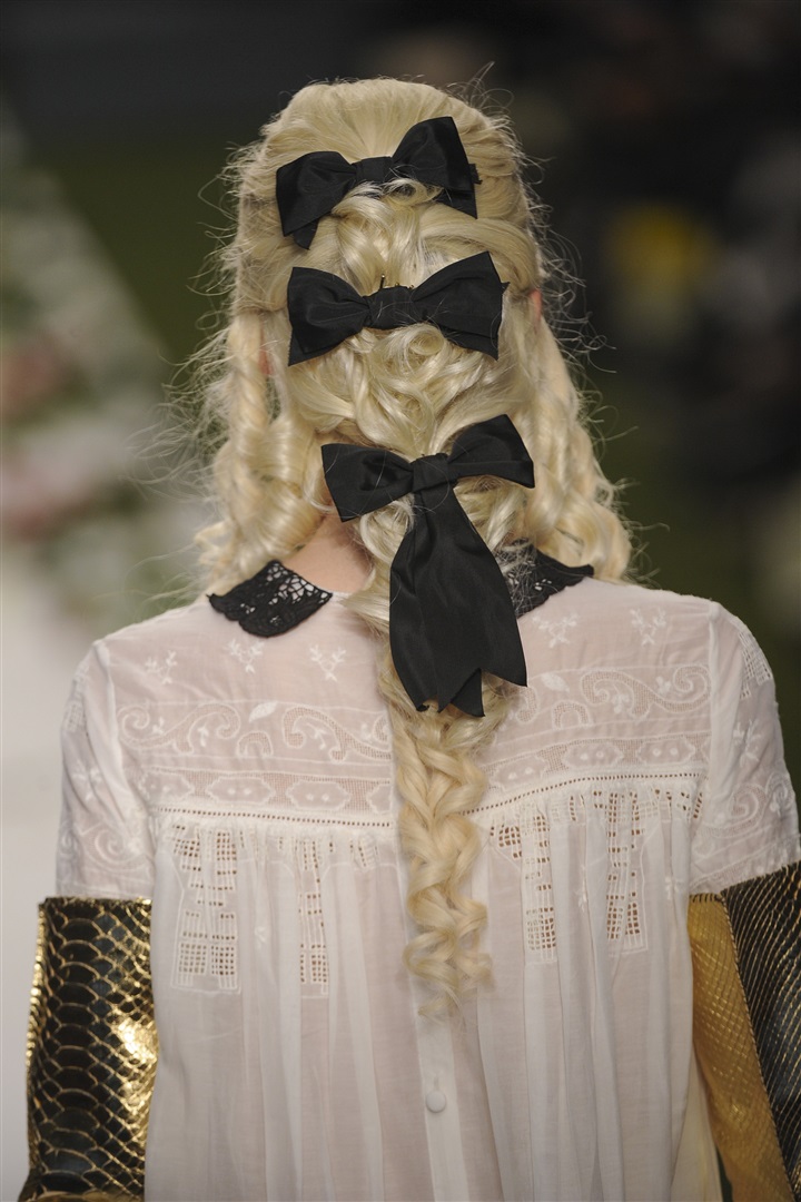 Meadham Kirchhoff 2014 İlkbahar/Yaz Detay