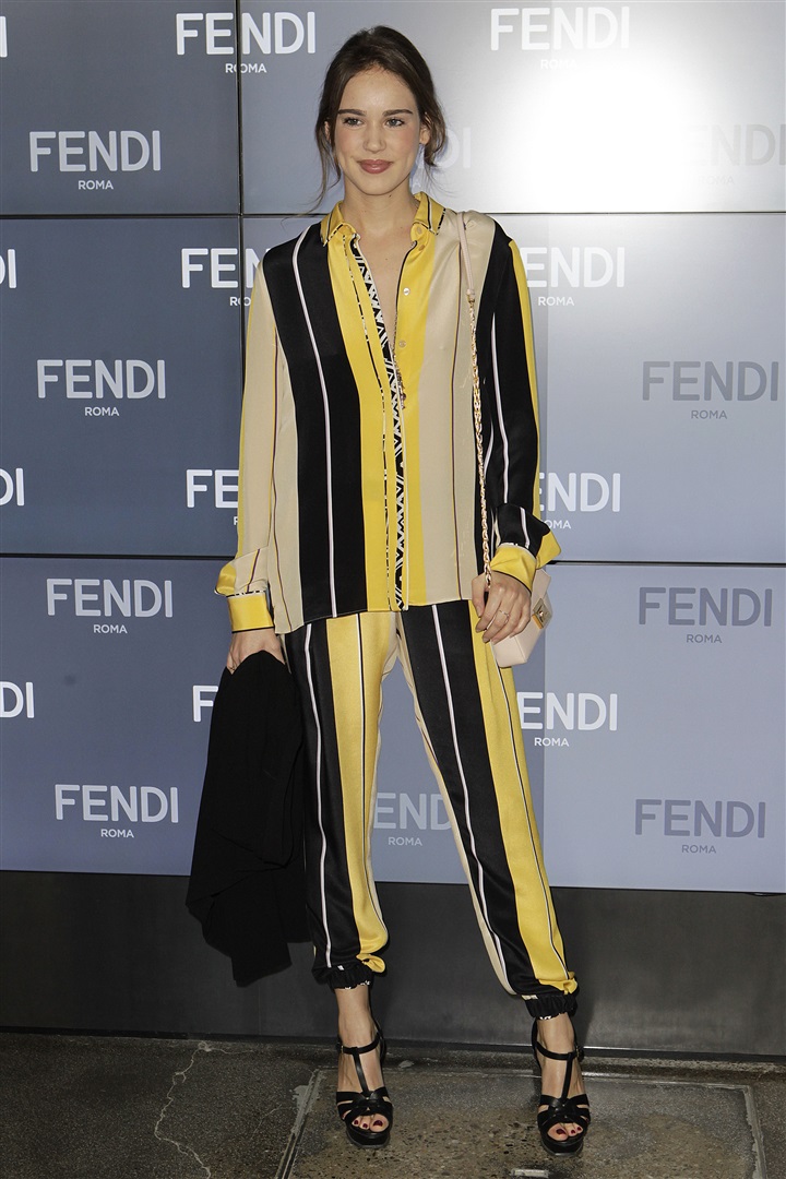 Fendi 2014 İlkbahar/Yaz Ön Sıradakiler