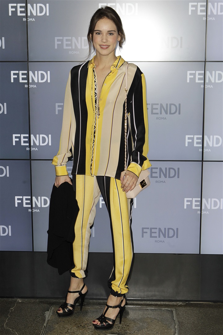 Fendi 2014 İlkbahar/Yaz Ön Sıradakiler