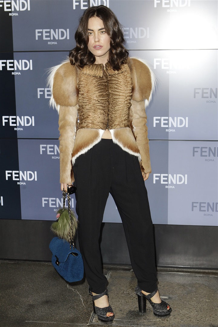 Fendi 2014 İlkbahar/Yaz Ön Sıradakiler