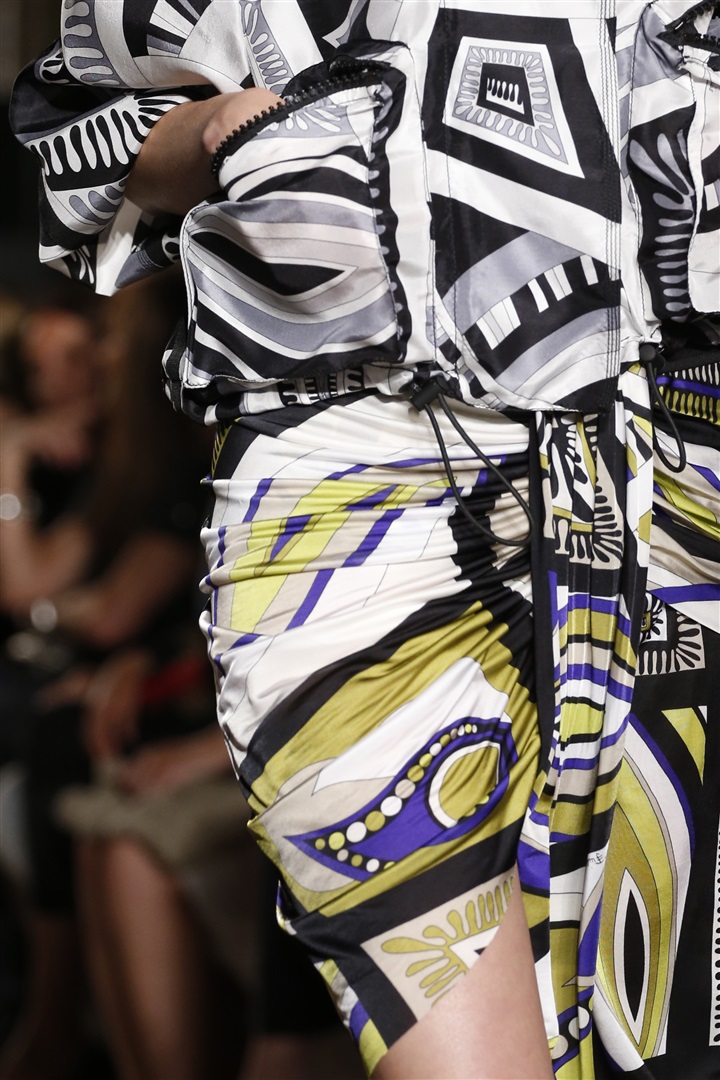 Emilio Pucci 2014 İlkbahar/Yaz Detay