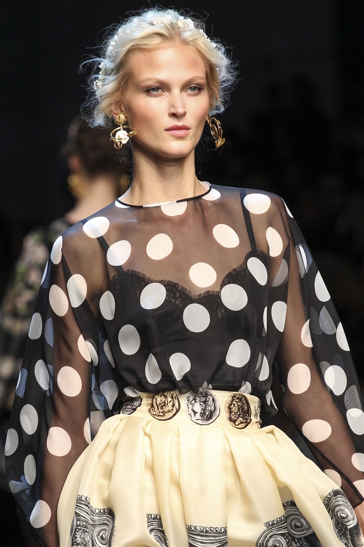 Dolce & Gabbana 2014 İlkbahar/Yaz Detay