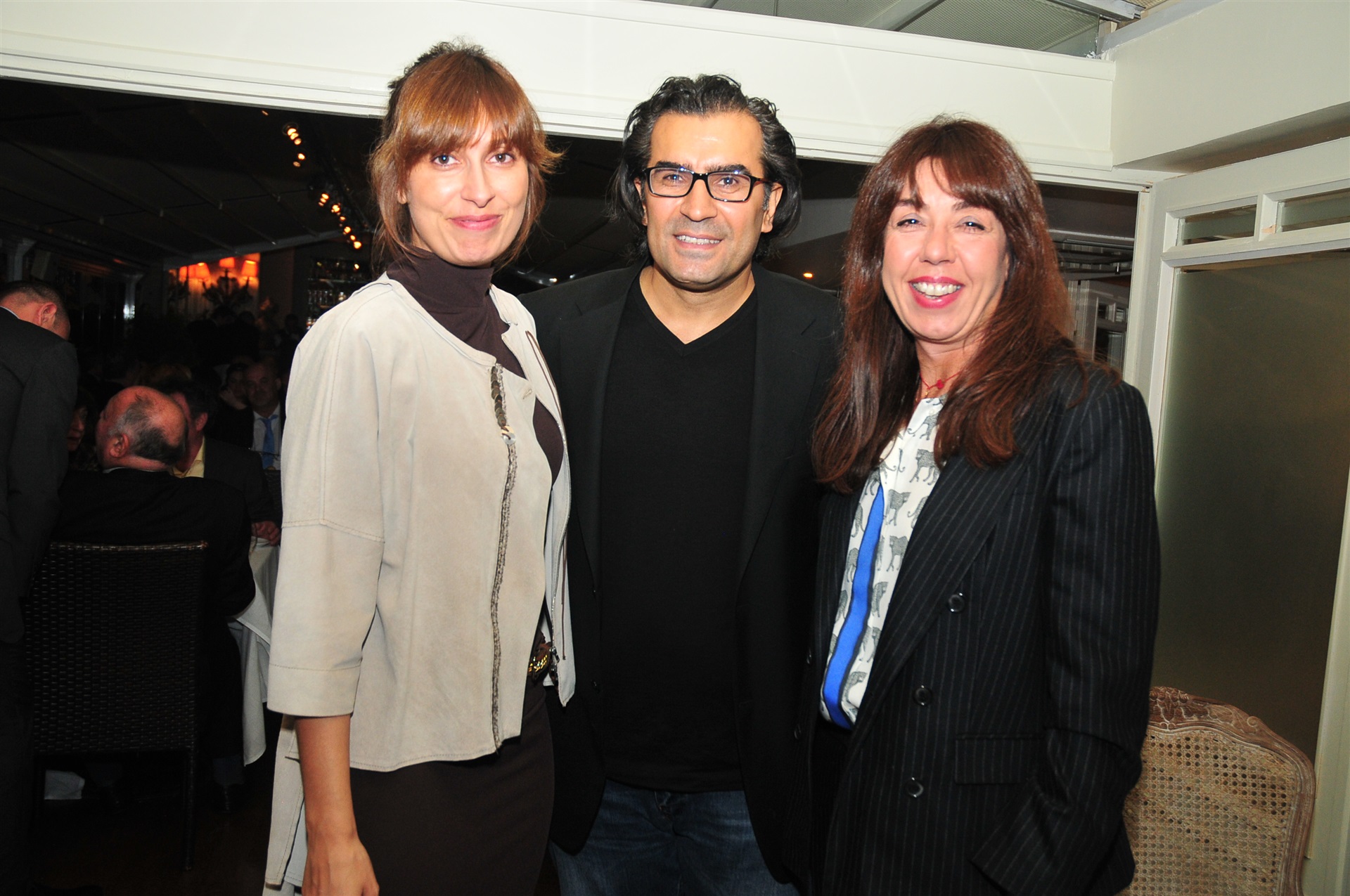 Marlborough Gallery Ahmet Güneştekin: Son Dönem Resimler New York Sergisi Öncesi bir kutlama yemeği düzenledi