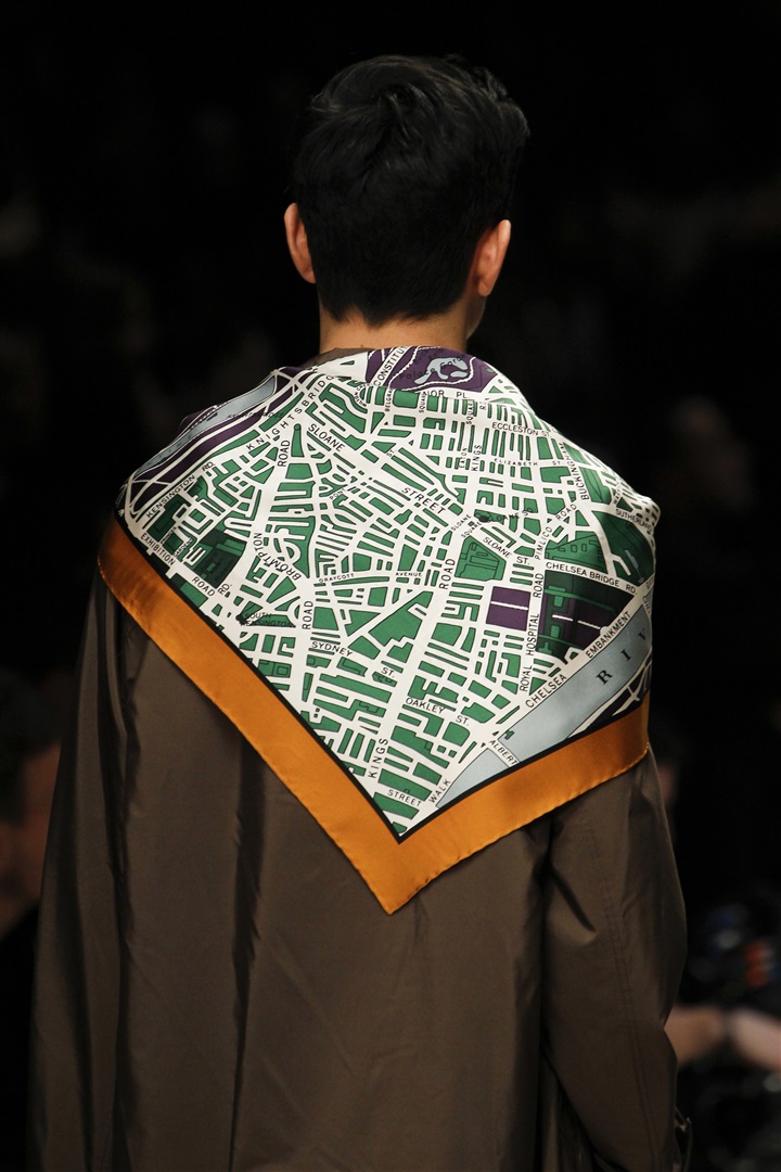 Burberry Prorsum 2014-2015 Sonbahar/Kış Detay